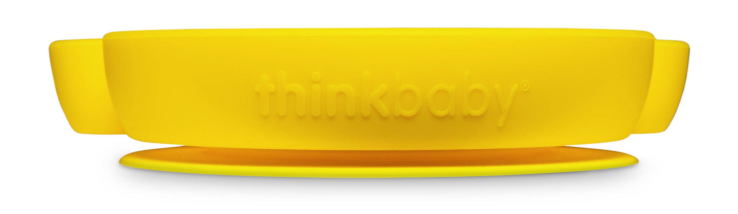 Think - Suction Plate Yellow Monkey