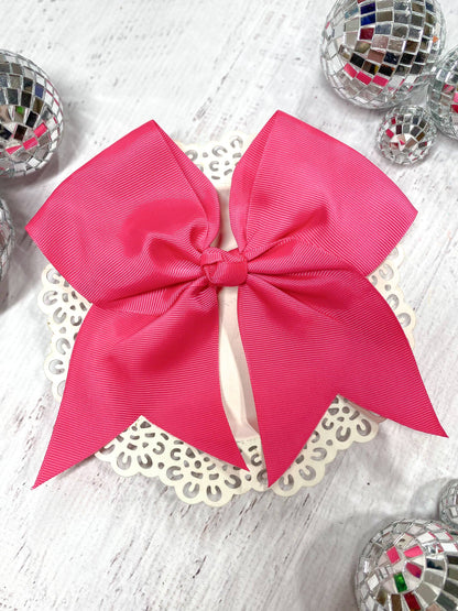 The Hair Bow Company - 6" Cheer Bow - Alligator Clip - 15 Colors - Dance Team Bows