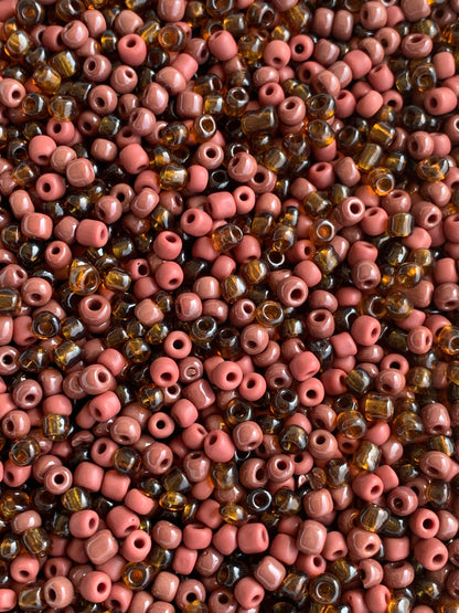 MaddieMayShop - 6/0 Seed Beads Mix,  Glass Beads/450 Grams