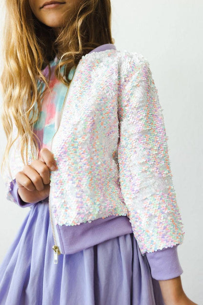 Mila & Rose - Unicorn Flip Sequin Jacket