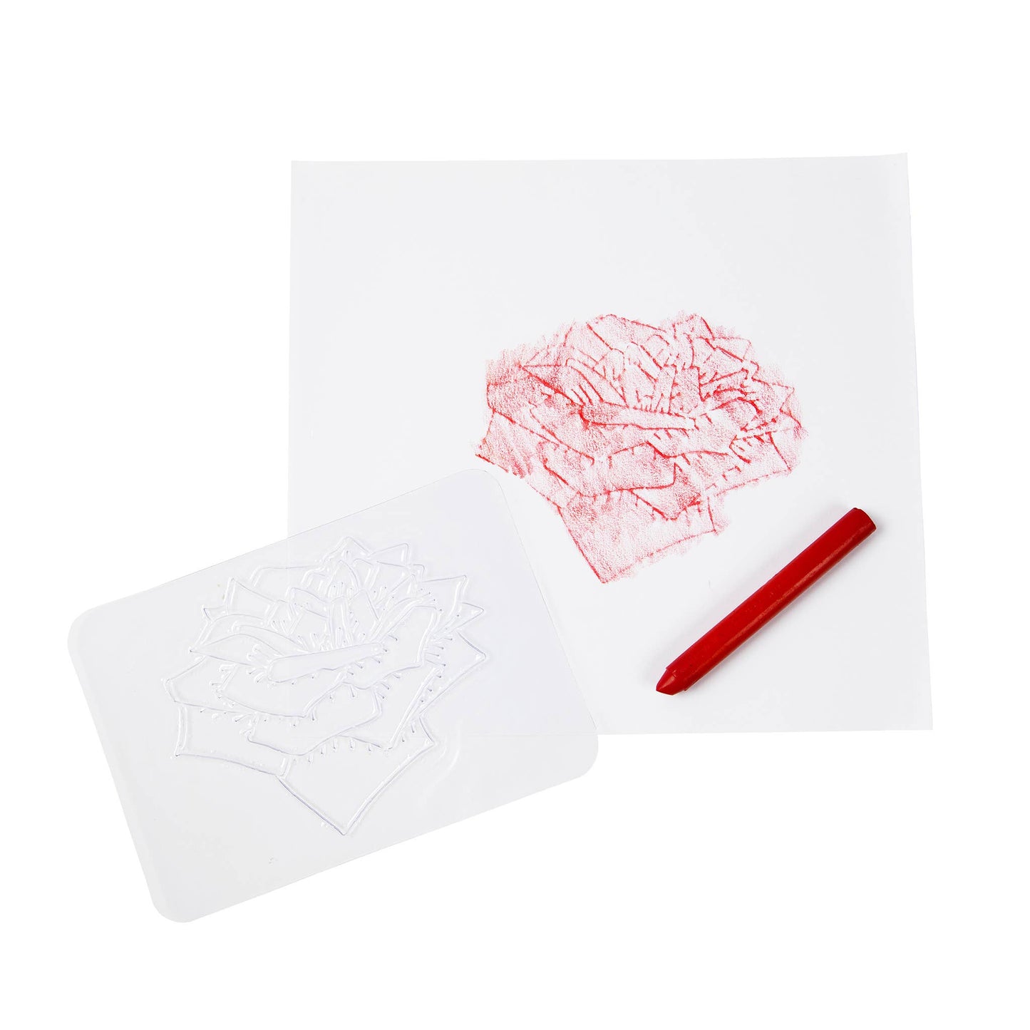 Roylco - Flowers Rubbing Plates – DIY Educational Craft Kit