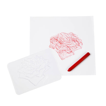 Roylco - Flowers Rubbing Plates – DIY Educational Craft Kit