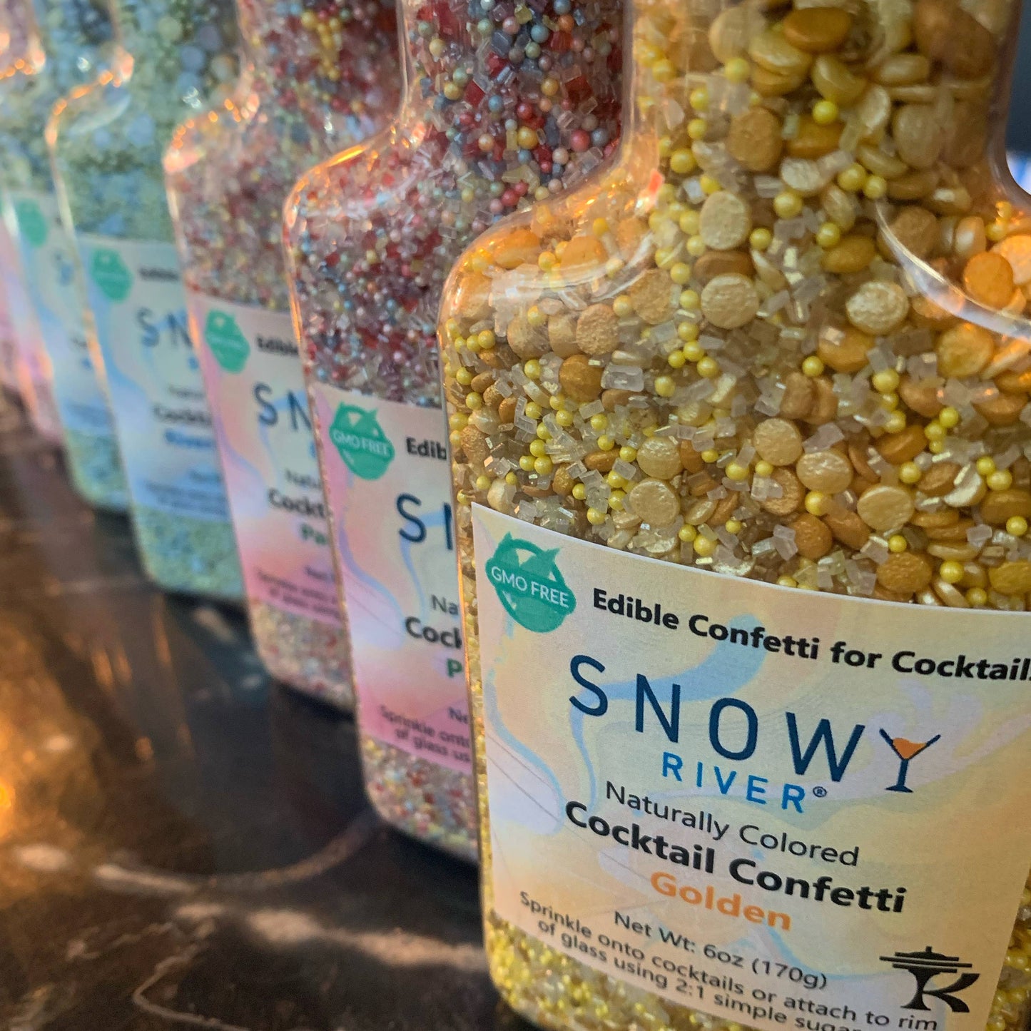 Snowy River Golden Cocktail Confetti (1x6oz Bottle)