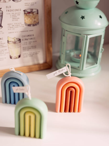 Scented Arch Rainbow Candles | Natural Soy Wax