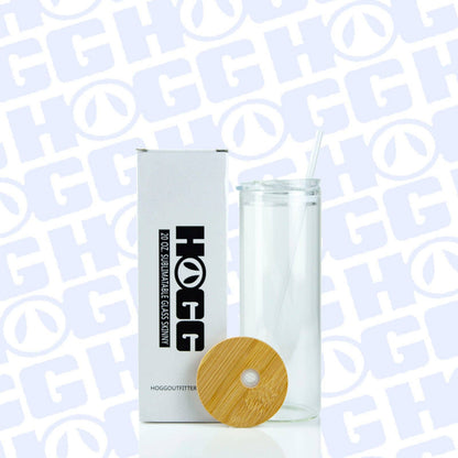 Hogg Outfitters - 20oz SUBLIMATION CLEAR GLASS SKINNY DUO TUMBLER
