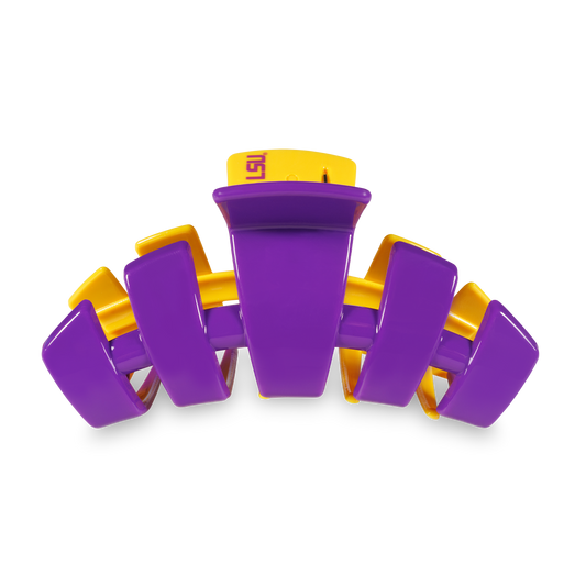 TELETIES - Classic College Hair Clip | Large | LSU