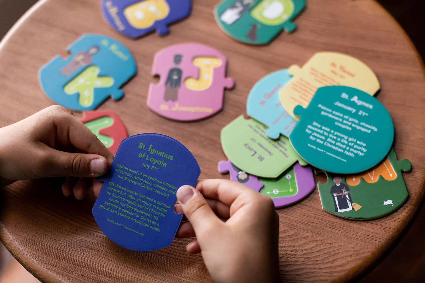 Saintly Heart LLC - Pray and Play ABC Puzzle