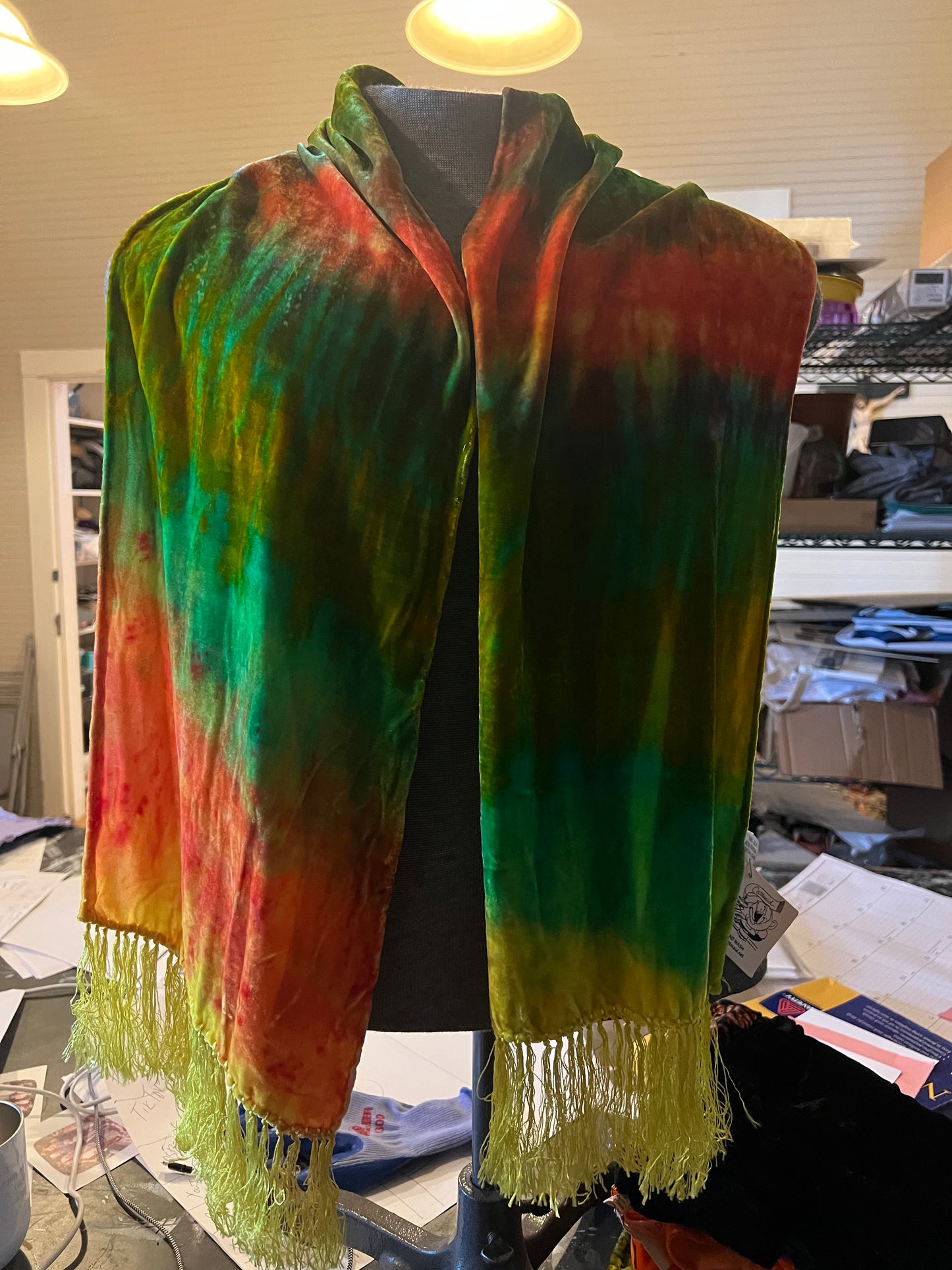 Velvet Scarfs and Shawls