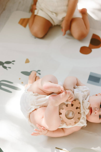 Be A Heart - Baby's First Rosary | Catholic Wooden Teether | Baby Gift