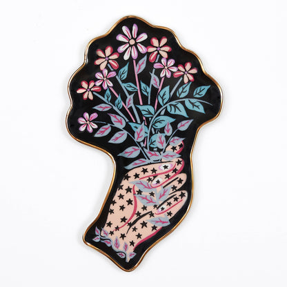 Chronicle Books - Liberty Ianthe Hand Shaped Porcelain Tray
