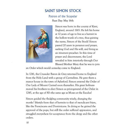 Christian Brands Catholic - Aq Prs Scapular Prayer Bk