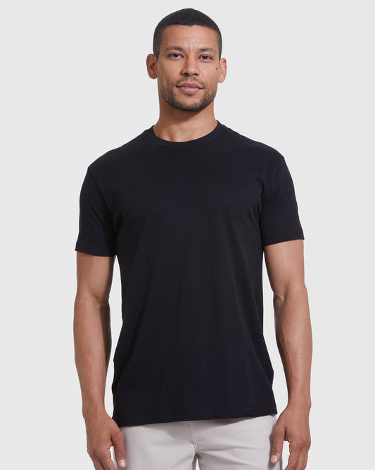 True Classic - Short Sleeve T-Shirt | Crew Neck | Black