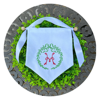 THE ROYALTY COLLECTION - Linen Blend Banner with Hanging Set