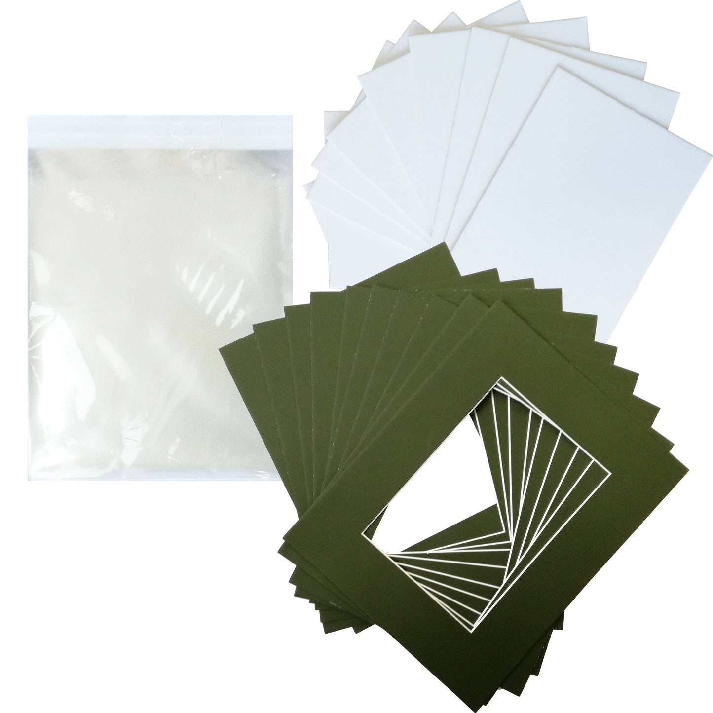 Studio 500 Inc. - Studio 500 10-Pack Picture Mats for 16"x20" frame with 11"x14" Opening (Various Colors)