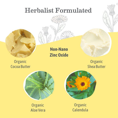 Earth Mama Organics - Baby Face Mineral Sunscreen Face Stick - SPF 40