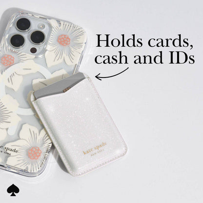 Case-Mate - Kate spade new york Wallet MagSafe White Glitter