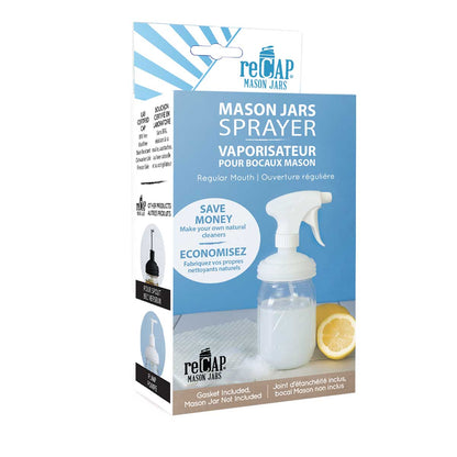ReCAP® Mason Jar Sprayer Lid, Regular Mouth | Case of 16