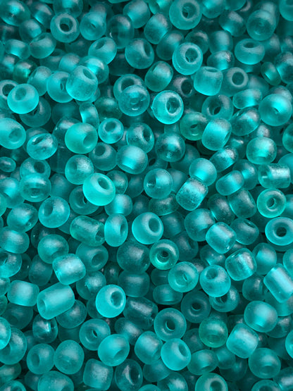 MaddieMayShop - Frost Glass seed beads, 6/m glass beads, Seed Beads Bulk
