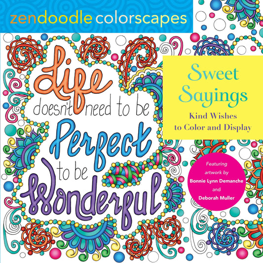 Macmillan Publishers - Zendoodle Colorscapes: Kind Wishes To Color And Display