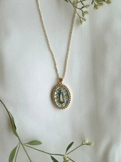 Harleigh Leonards Designs - Mary in Gingham Necklace