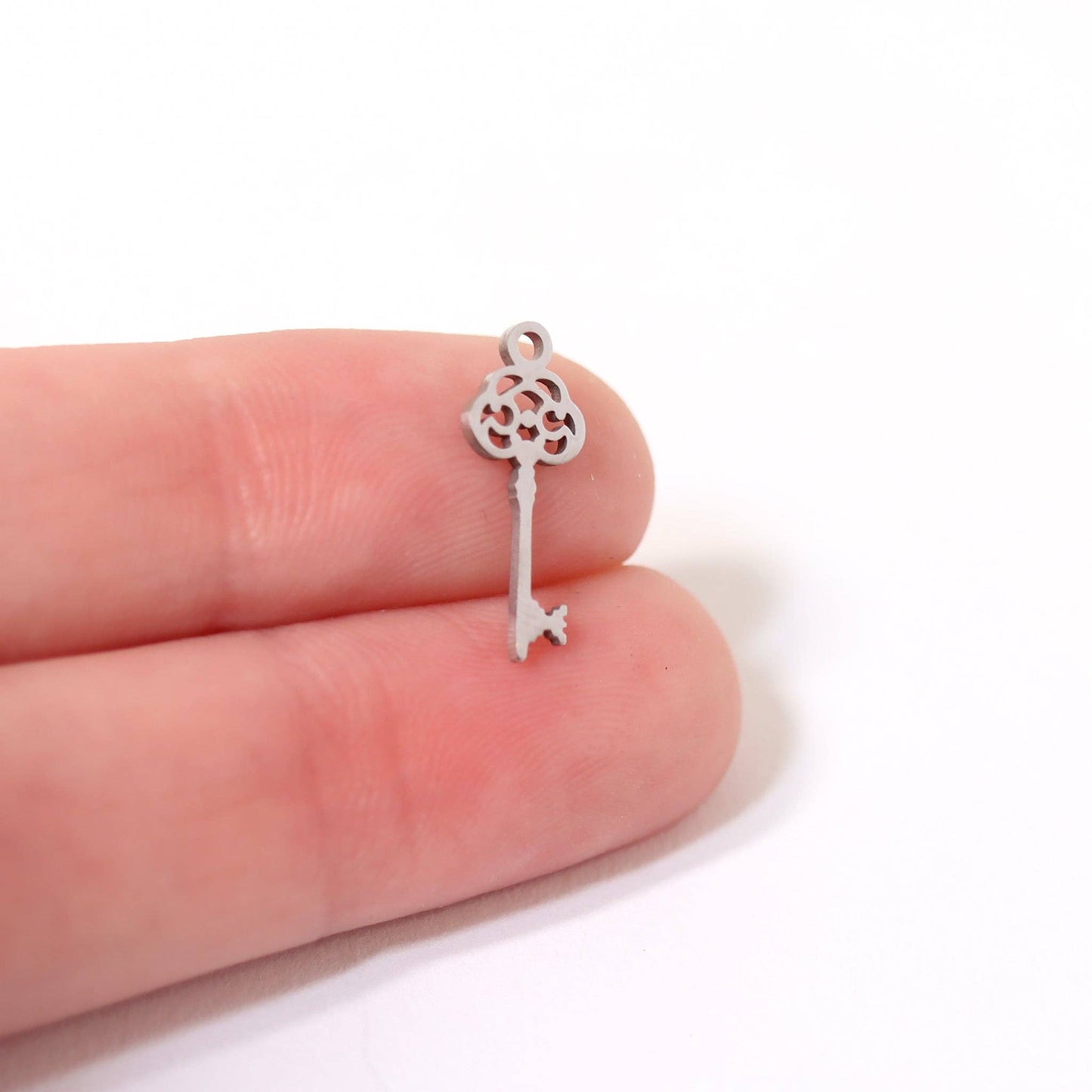 WJW - 18K Gold PVD Stainless Steel Key Charm / PDL0078