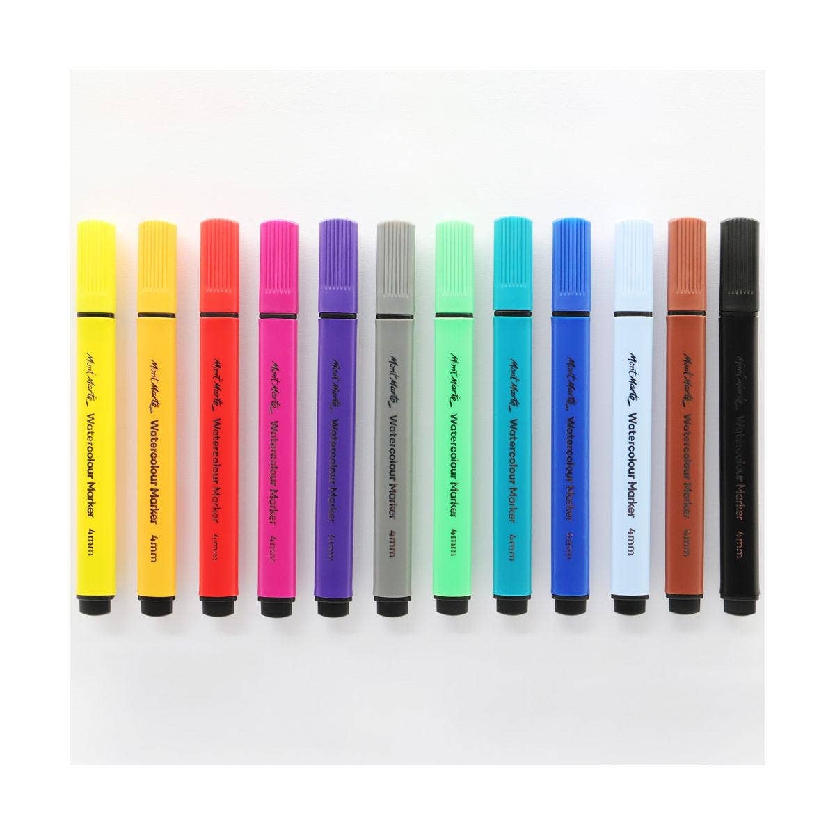 Mont Marte Usa, Inc. - Watercolor Markers Tri Grip Signature 12pc