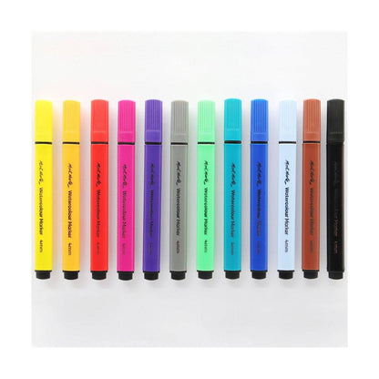 Mont Marte Usa, Inc. - Watercolor Markers Tri Grip Signature 12pc