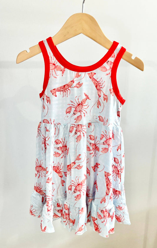 Sweet Bay Clothing - Crawfish Razorback Twirl Dress