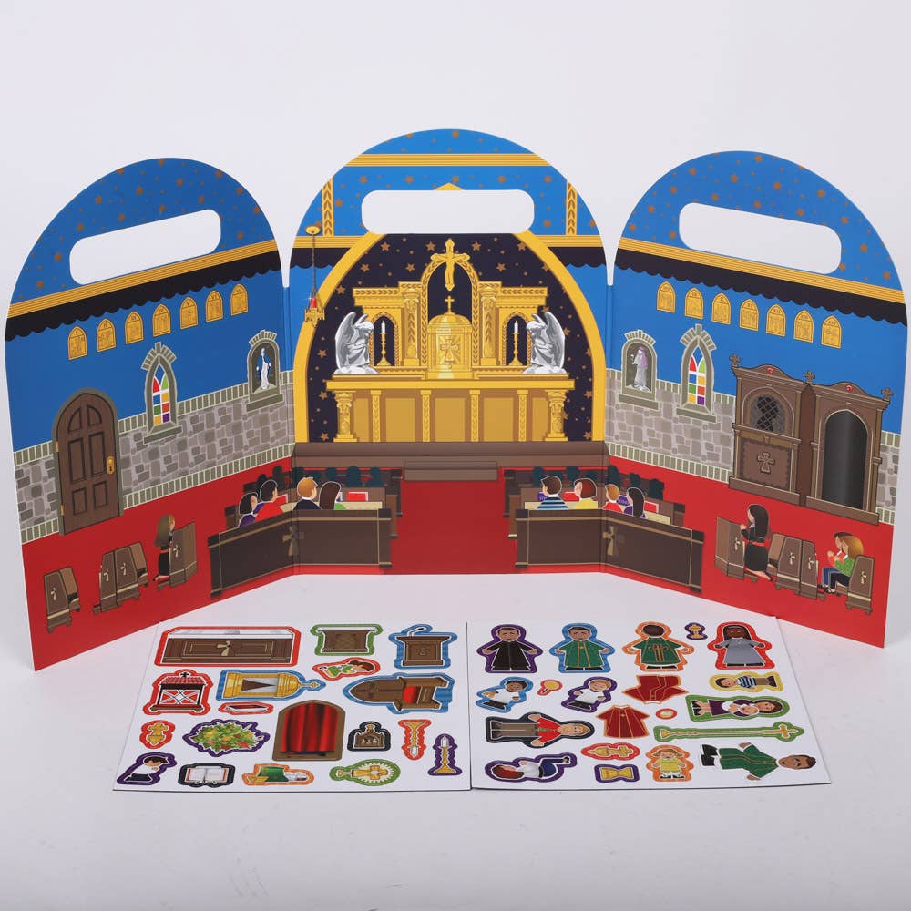 Swanson Christian Products - Toy Playset Magnet My Little Church