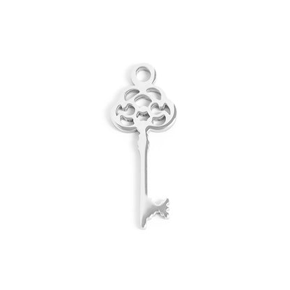 WJW - 18K Gold PVD Stainless Steel Key Charm / PDL0078