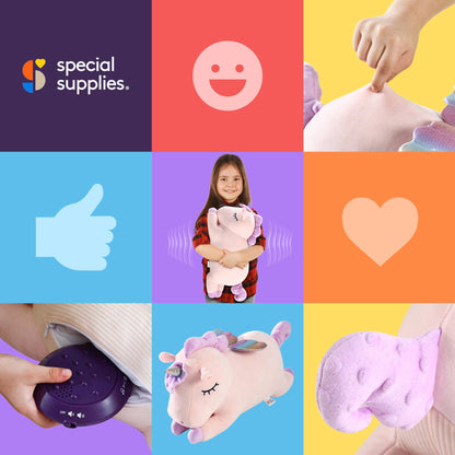Special Supplies - Sensory Vibrating Pillow-Unicorn