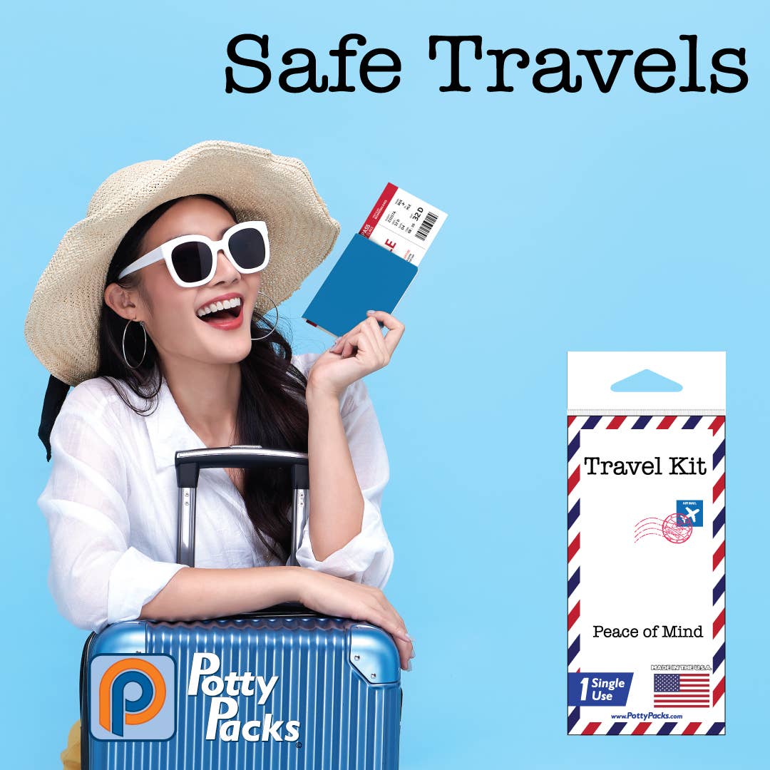 Potty Packs - Travel Kit: Your Compact Companion for On-the-Go Comfort