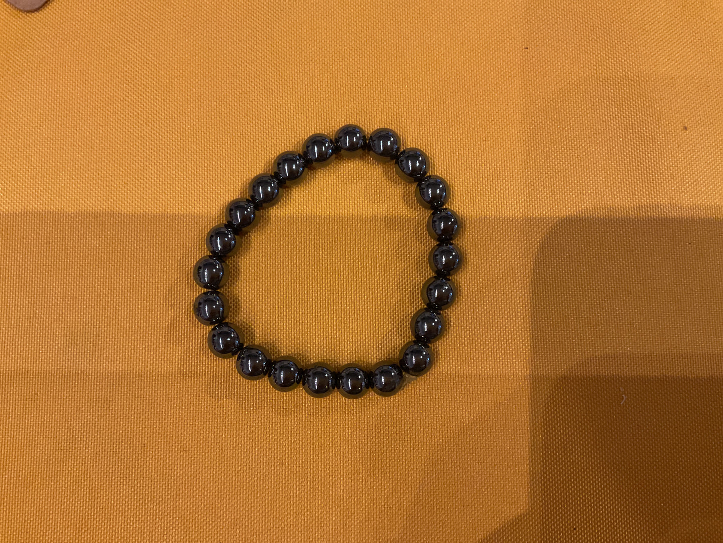 Hematite bead bracelet
