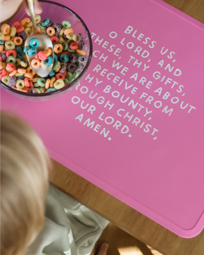 Be A Heart - Meal Blessing Silicone Placemat