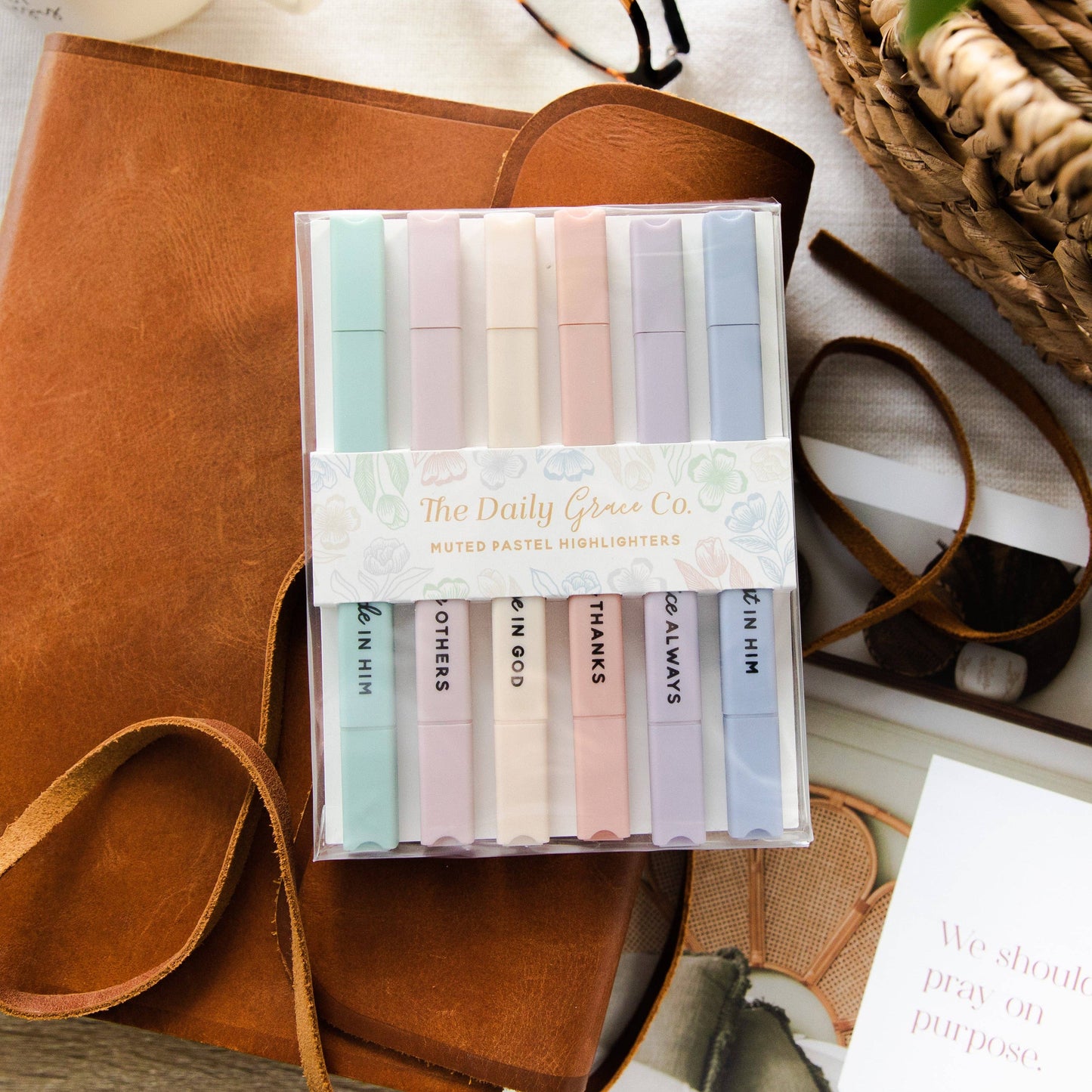 The Daily Grace Co - Muted Pastel Highlighters - OUR BEST SELLER!