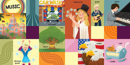 First 100 Words From the 70s (Highchair U/board book)