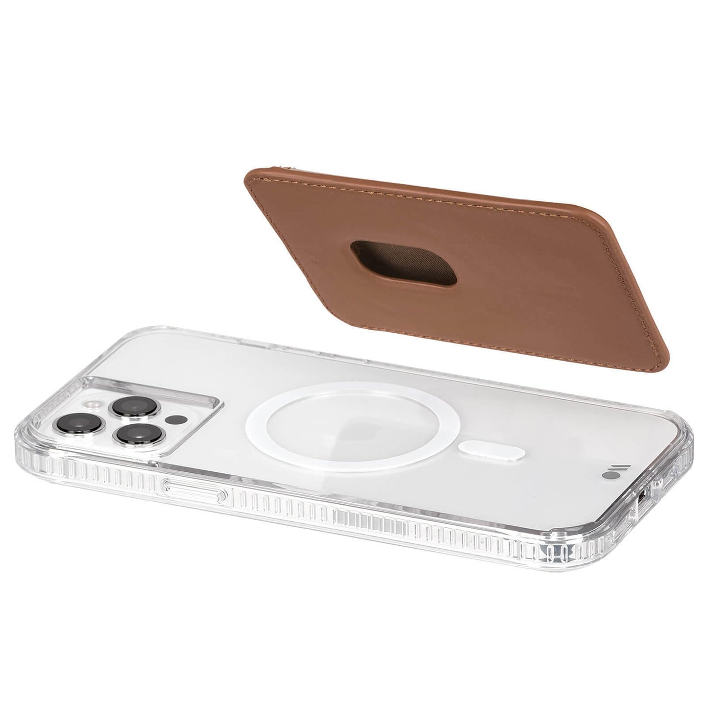 Case-Mate - MagSafe Card Holder (Cognac Brown)