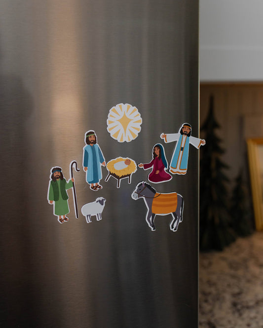 The Daily Grace Co - Nativity Scene Magnets
