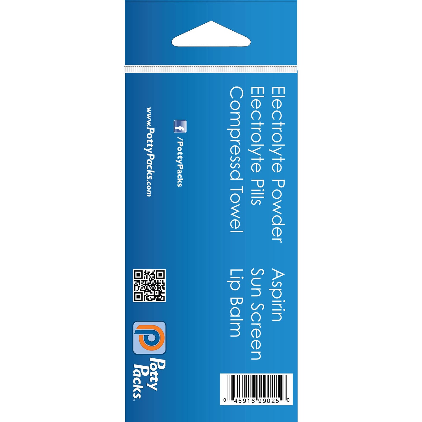 Potty Packs - Hydration Pack: Electrolyte, face wipes, and lip balm to go.