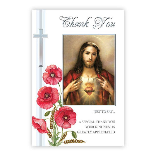 Christian Brands Catholic - Thank You - Sacred Heart Card