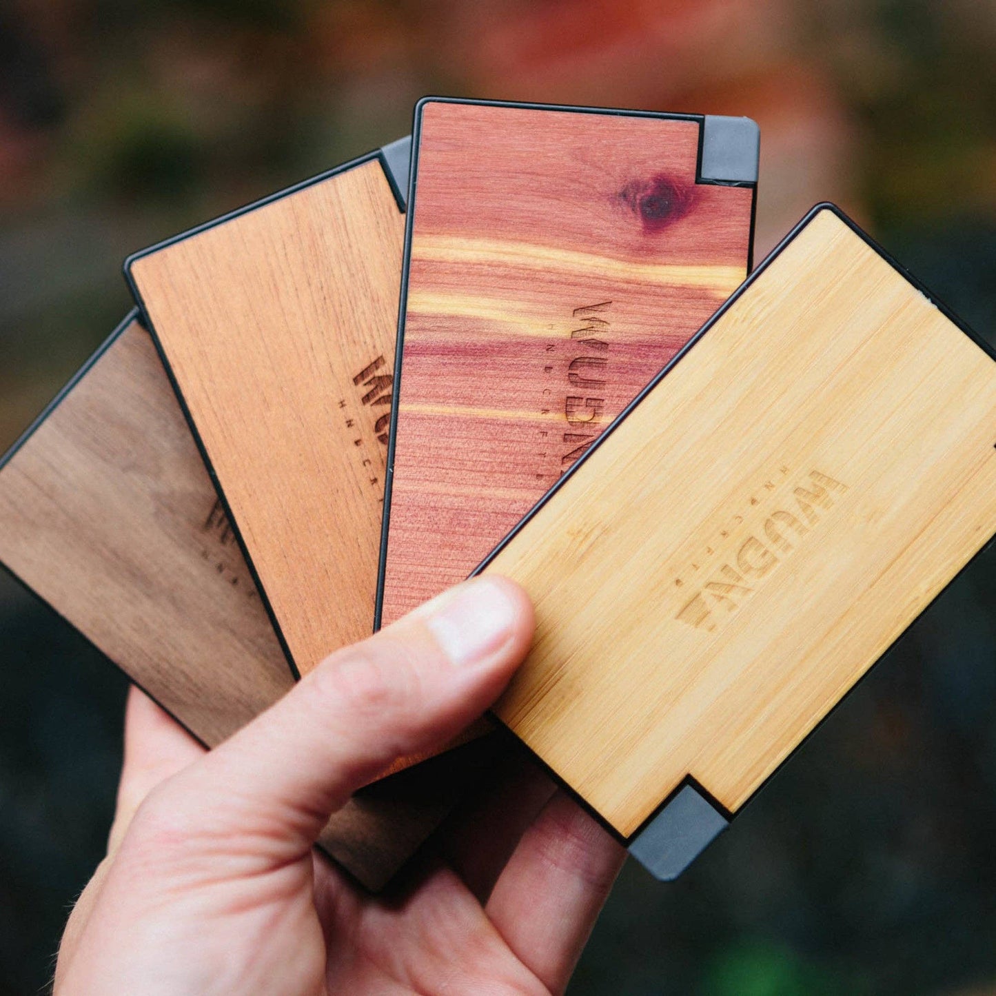 WUDN Handcrafted - Customizable Slim-Dual Wooden Power Bank