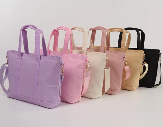The Loki Shop - Nylon Tote Bag Weekender Bag With Adjustable Strap