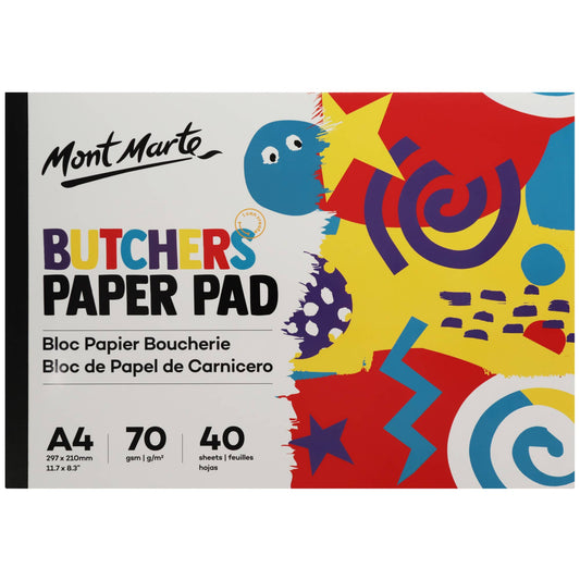 Mont Marte Usa, Inc. - Butchers Paper Pad A4 70gsm 40 sheets