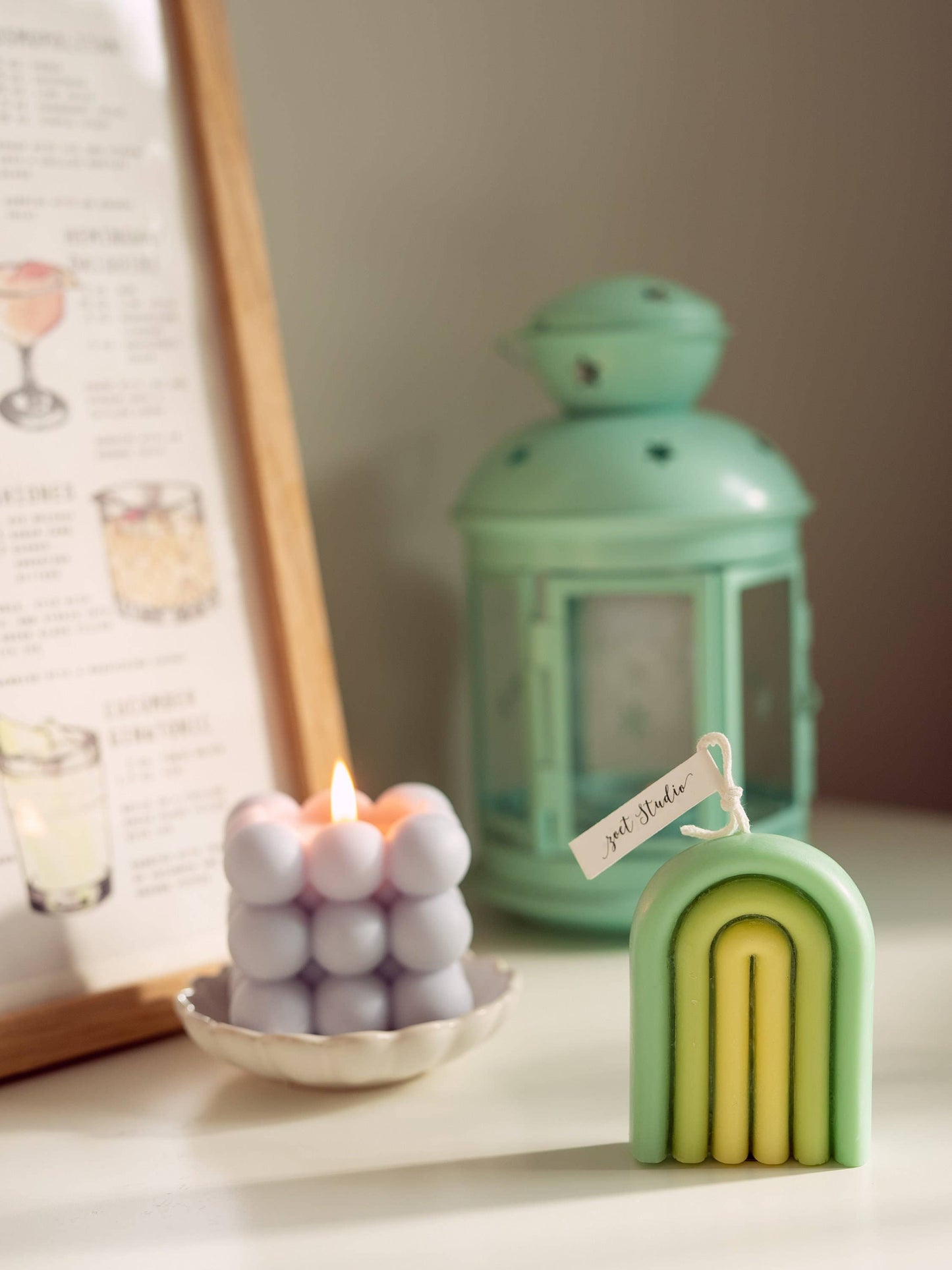 Scented Arch Rainbow Candles | Natural Soy Wax
