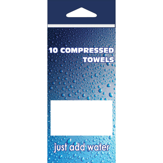 Potty Packs - Compressed Towels - 10 Pack: Compact Convenient Towels