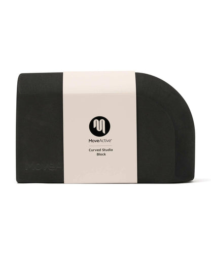 MoveActive - Curved Yoga Block - Black