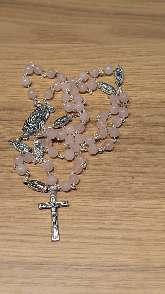 Natural stone rosary