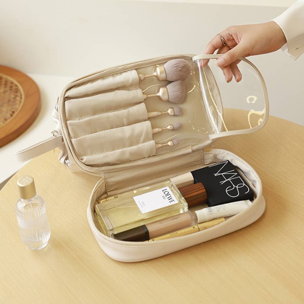 Sensibling Corp. - Multifunctional Transparent Makeup Pouch Bag