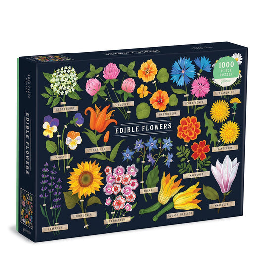 Chronicle Books - Edible Flowers 1000 Piece Puzzle