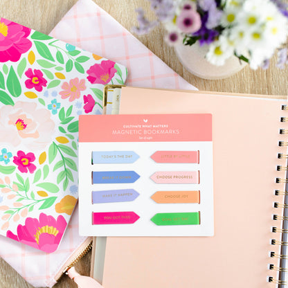 The Daily Grace Co - Magnetic Bookmarks | Motivational Page Markers
